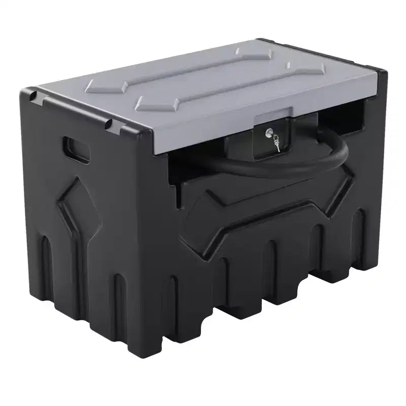 Diesel Tank, Portable Diesel Tank - 51 Gal with 12V Transfer Pump (10.6 GPM), Auto Nozzle, Filter, Truck Bed-Fit for Agriculture/Construction