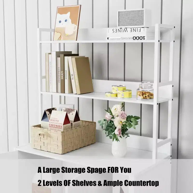 Grand meuble cache-litière pour chat avec rangement, meuble pour chat de 132 cm avec tapis à griffer et 2 étagères