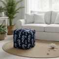 Majestic Home Goods,Cube Pouf Sea Horse
