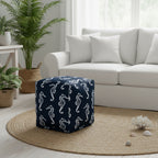 Majestic Home Goods,Cube Pouf Sea Horse