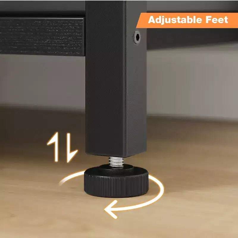 Étagère ouverte à 7 niveaux, étagère de style industriel du milieu du siècle, cadre métallique, présentoir de rangement vertical, adaptée aux petits espaces, salon