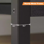 Étagère ouverte à 7 niveaux, étagère de style industriel du milieu du siècle, cadre métallique, présentoir de rangement vertical, adaptée aux petits espaces, salon