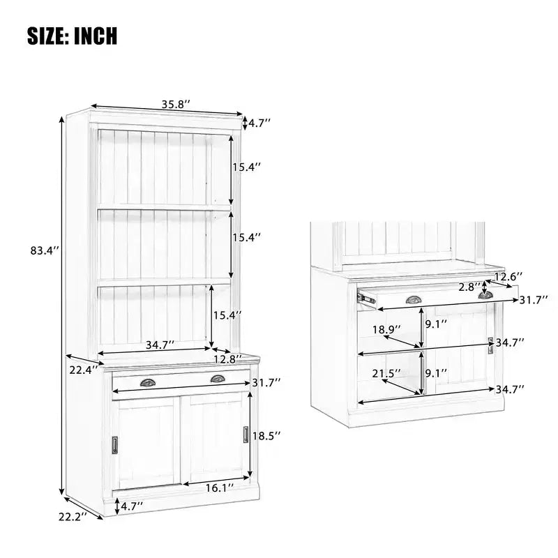 Étagère bibliothèque industrielle vintage avec 5 tablettes ouvertes, meuble de rangement vertical pour salon, chambre à coucher