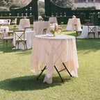 Table de banquet commerciale ronde pliante de 32", table à manger portable en plastique pour cuisine ou fête en plein air, 1 unité, noire