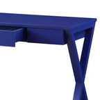 Bureau élégant de 106 cm avec pieds en X, bureau d'écriture avec tiroirs de rangement pour le bureau, le bureau d'étude, la salle de lecture