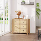 COZONY 47 Rattan Dresser, 3/6/7-Drawer Wood Chest, Large Storage Cabinet & TV Stand