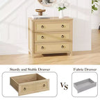 Commode en rotin de 47", commode en bois à 6/7 tiroirs, grande armoire de rangement et meuble TV