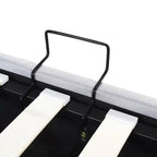 Lit plateforme capitonné King Size avec système de rangement sous le lit