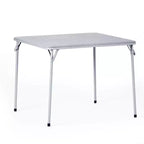 Table pliante pour repas, jeux et petits espaces avec plateau en PVC facile à nettoyer