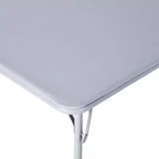 Table pliante pour repas, jeux et petits espaces avec plateau en PVC facile à nettoyer