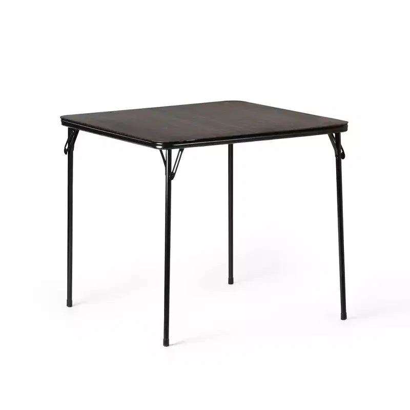 Table pliante pour repas, jeux et petits espaces avec plateau en PVC facile à nettoyer