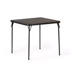 Table pliante pour repas, jeux et petits espaces avec plateau en PVC facile à nettoyer