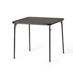 Table pliante pour repas, jeux et petits espaces avec plateau en PVC facile à nettoyer