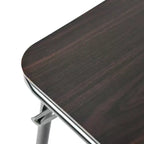 Table pliante pour repas, jeux et petits espaces avec plateau en PVC facile à nettoyer