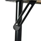 Table pliante pour repas, jeux et petits espaces avec plateau en PVC facile à nettoyer