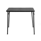 Table pliante pour repas, jeux et petits espaces avec plateau en PVC facile à nettoyer