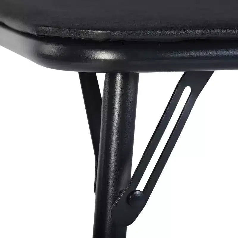 Table pliante pour repas, jeux et petits espaces avec plateau en PVC facile à nettoyer