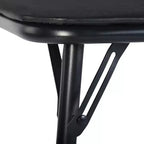Table pliante pour repas, jeux et petits espaces avec plateau en PVC facile à nettoyer