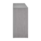 Élégante Console avec Design de Cheminée, Table d'Entrée Fonctionnelle avec Dessus en Placage Bois, Table d'Appoint pour Salon, Couloir