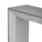 Élégante Console avec Design de Cheminée, Table d'Entrée Fonctionnelle avec Dessus en Placage Bois, Table d'Appoint pour Salon, Couloir