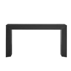Élégante Console avec Design de Cheminée, Table d'Entrée Fonctionnelle avec Dessus en Placage Bois, Table d'Appoint pour Salon, Couloir