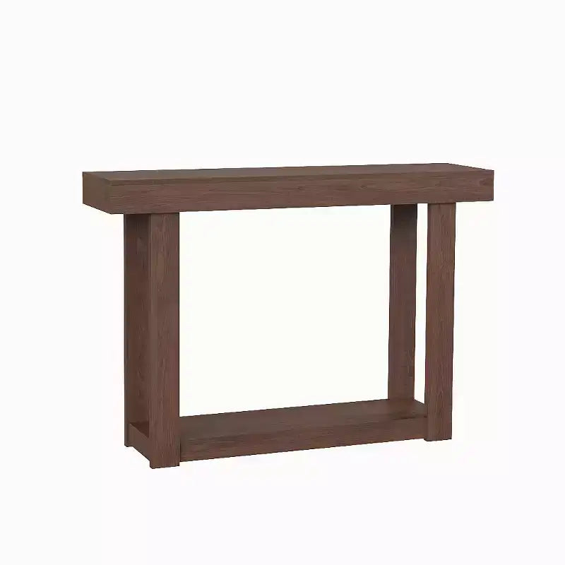 Wooden Console Table,46-Inch Narrow Console Table for Entryway, Farmhouse Rectangular Accent Table for Hallway,Foyer,Behind the Couch and Living Room