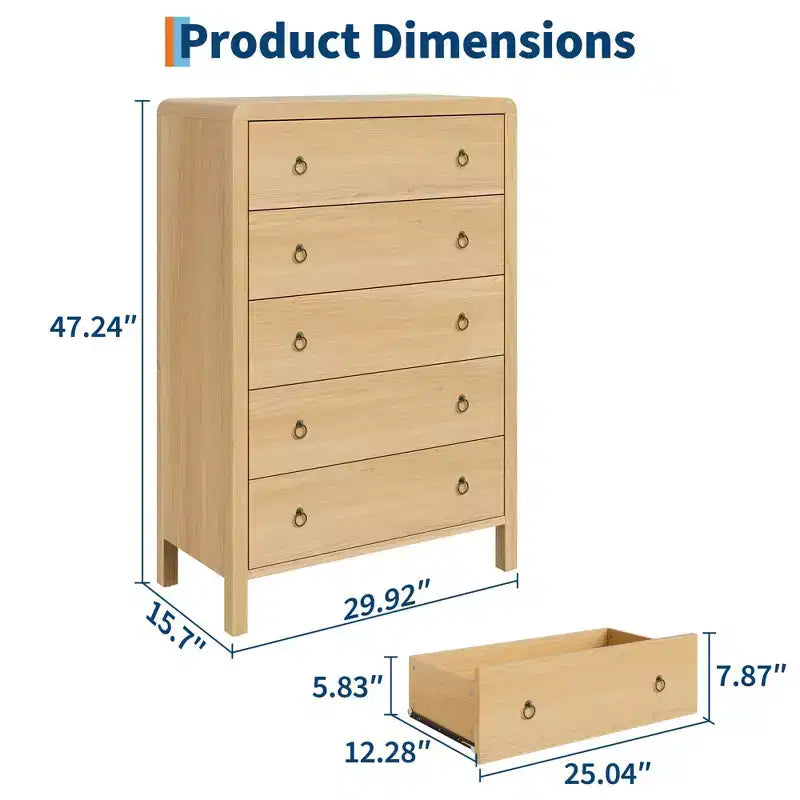 Commode de chambre à coucher, commode avec 3 tiroirs, commode haute de 76 cm pour placard, table de chevet grand meuble de rangement pour vêtements pour chambre, chambre de bébé
