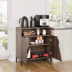 Bahut commode pour la cuisine ou la salle à manger, buffet autoportant moderne en bois