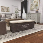 Meuble TV Bradley de 63 po de style moderne du milieu du siècle avec 2 étagères ouvertes et 2 portes