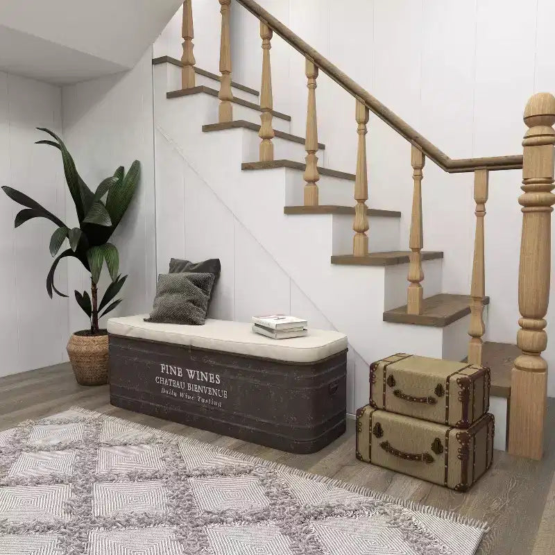 Meuble TV Bradley de 63 po de style moderne du milieu du siècle avec 2 étagères ouvertes et 2 portes