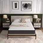 Matelas en mousse à mémoire de forme 8'' Queen/Full/King Size, Fermeté moyenne, Respirant, Soulage la pression