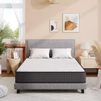 Matelas en mousse à mémoire de forme 8'' Queen/Full/King Size, Fermeté moyenne, Respirant, Soulage la pression