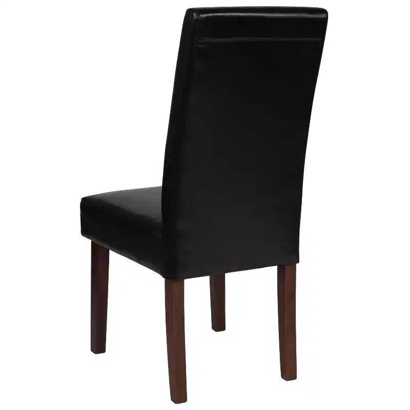 Chaise de salle à manger d'appoint Parsons à dossier en panneau style Mid-Century