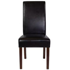 Chaise de salle à manger d'appoint Parsons à dossier en panneau style Mid-Century